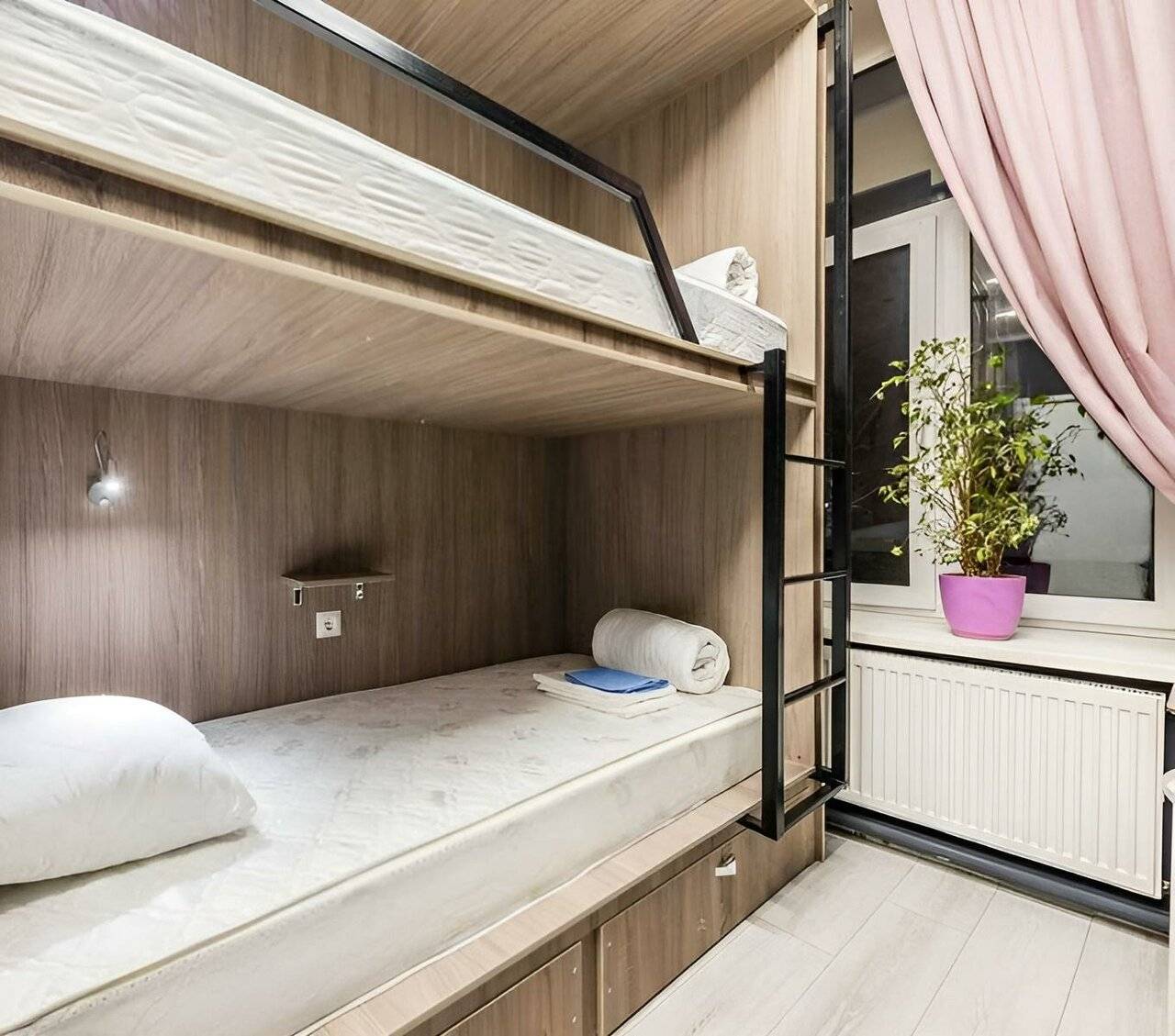 Фотографии номера Капсула в женском номере на 6 мест в Хостеле Хостелы Рус Театральная Москва