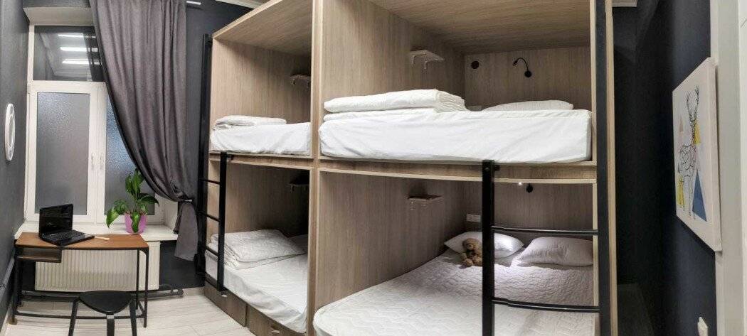 Фотографии номера Двухместная капсула в общем номере на 4 кровати в Хостеле Хостелы Рус Театральная Москва