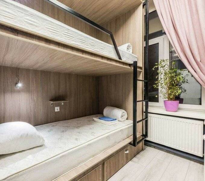 Фотографии номера Капсула в женском номере на 6 мест в Хостеле Хостелы Рус Театральная Москва