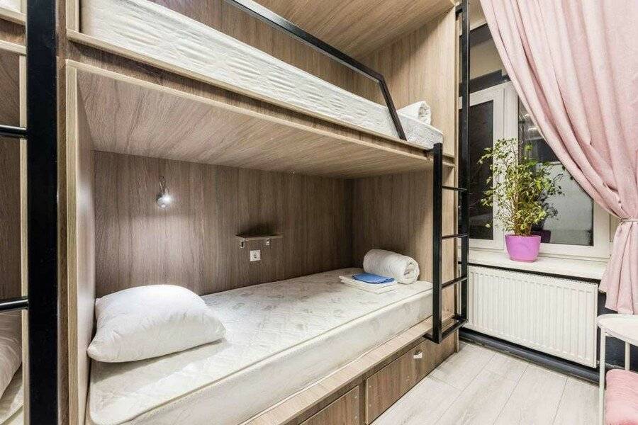 Фотографии номера Капсула в женском номере на 6 мест в Хостеле Хостелы Рус Театральная Москва